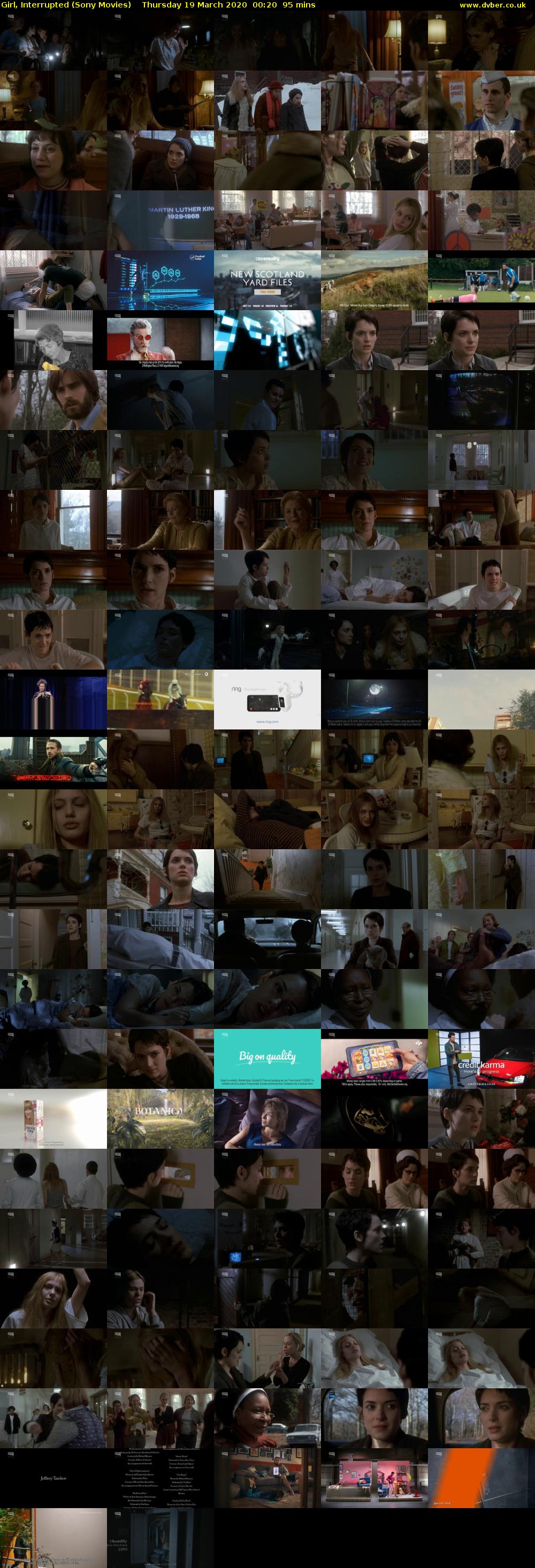 Girl, Interrupted (Sony Movies) Thursday 19 March 2020 00:20 - 01:55