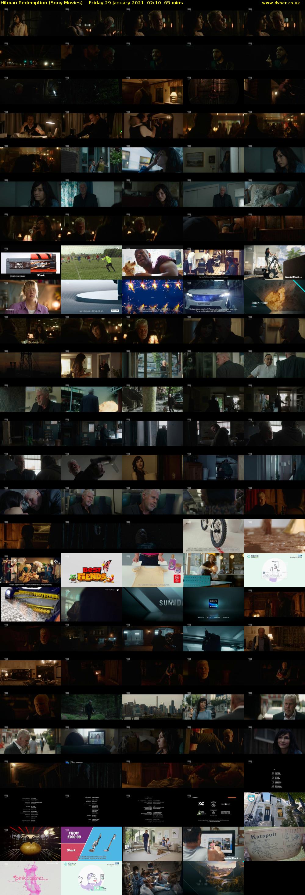 Hitman Redemption (Sony Movies) Friday 29 January 2021 02:10 - 03:15