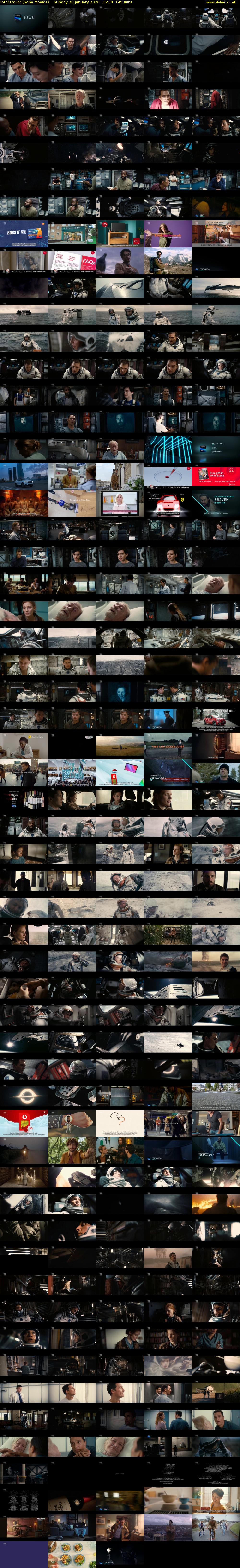 Interstellar (Sony Movies) Sunday 26 January 2020 16:30 - 18:55