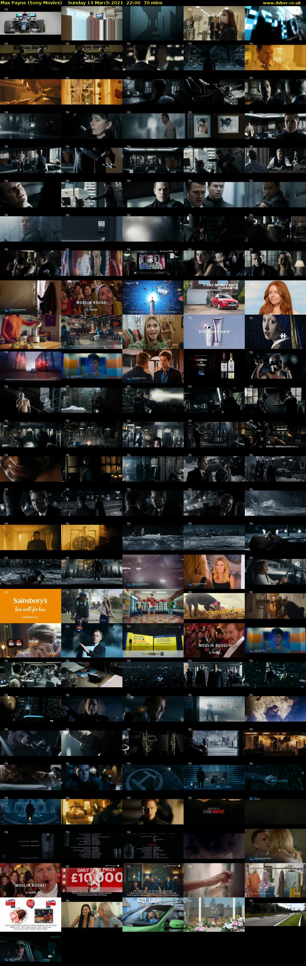 Max Payne (Sony Movies) Sunday 14 March 2021 22:00 - 23:10