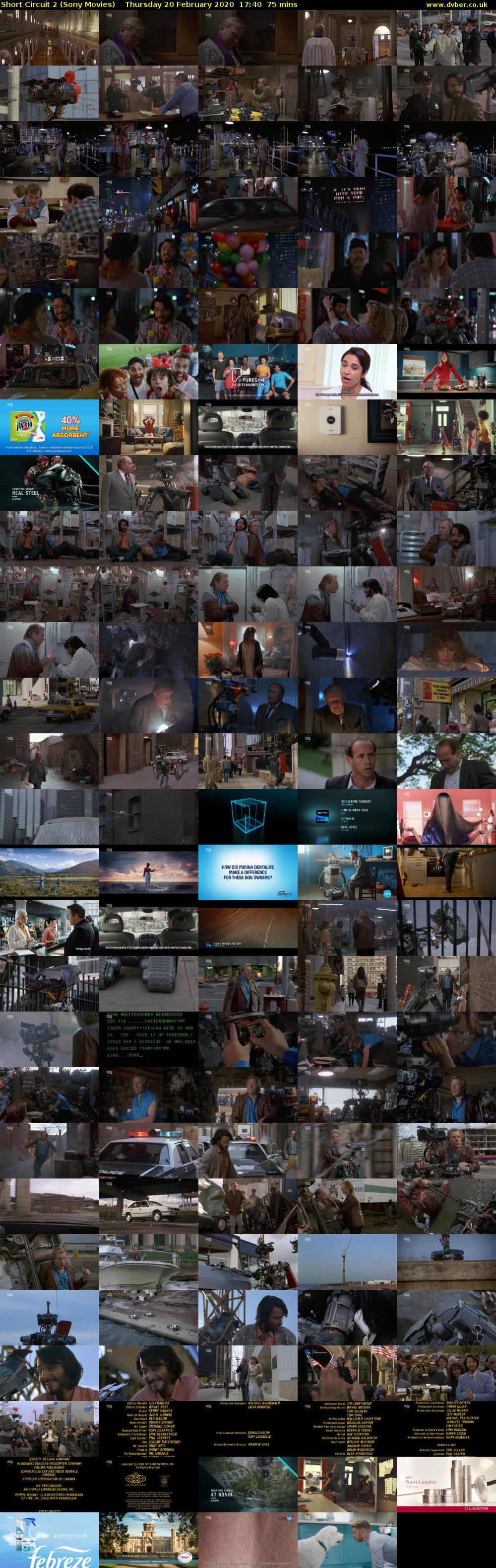 Short Circuit 2 (Sony Movies) Thursday 20 February 2020 17:40 - 18:55