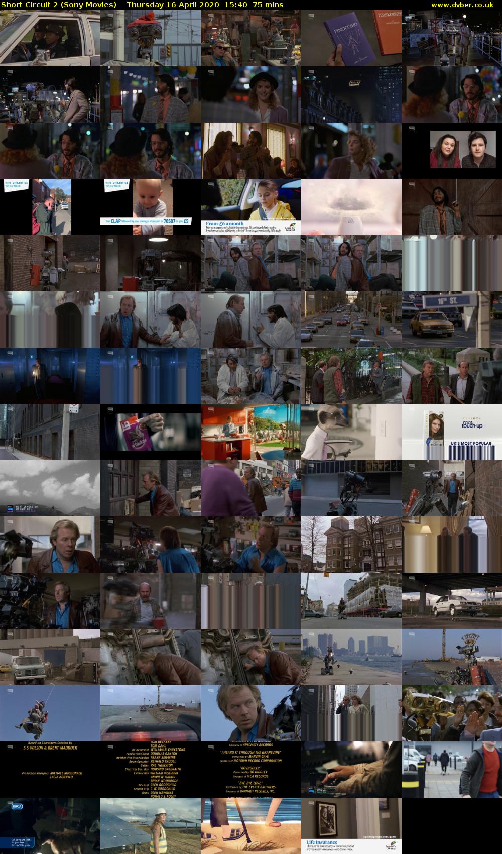 Short Circuit 2 (Sony Movies) Thursday 16 April 2020 15:40 - 16:55