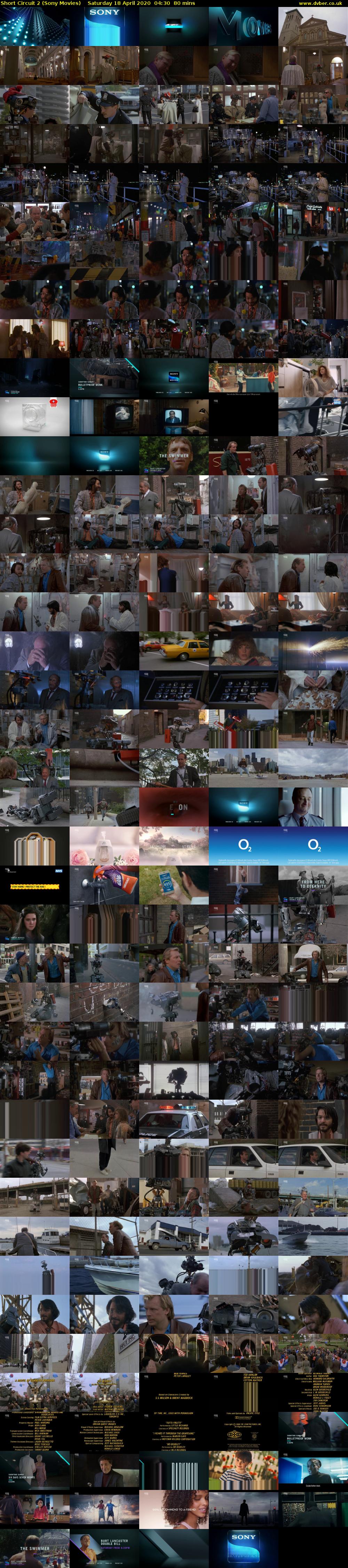 Short Circuit 2 (Sony Movies) Saturday 18 April 2020 04:30 - 05:50