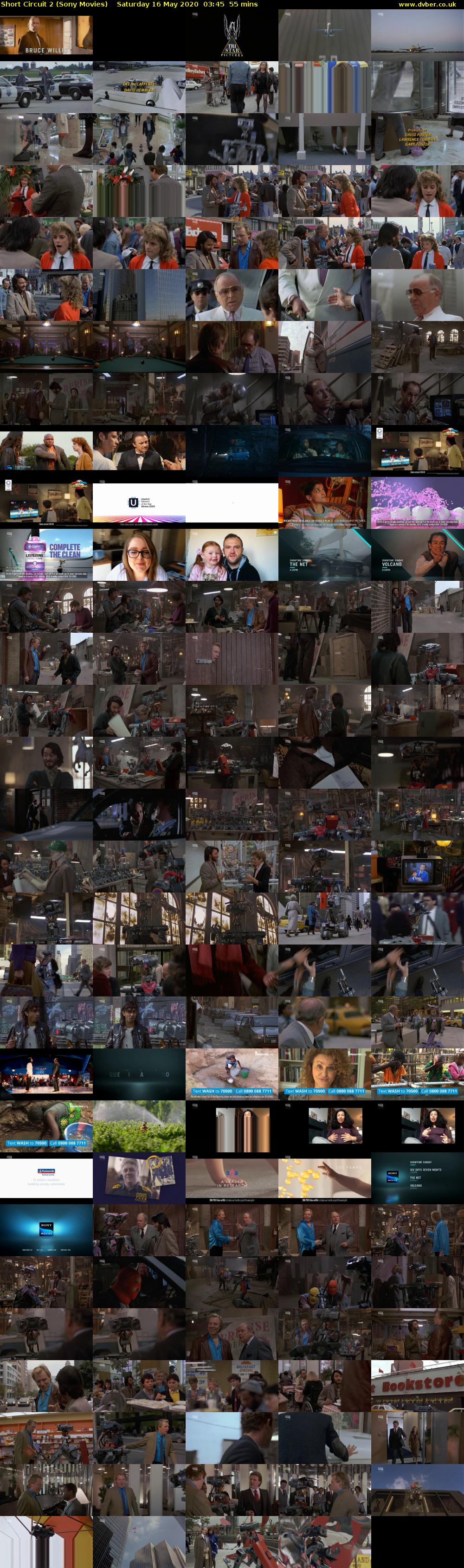 Short Circuit 2 (Sony Movies) Saturday 16 May 2020 03:45 - 04:40