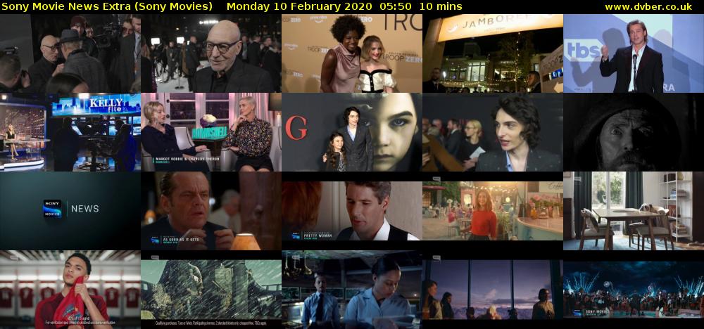 Sony Movie News Extra (Sony Movies) Monday 10 February 2020 05:50 - 06:00
