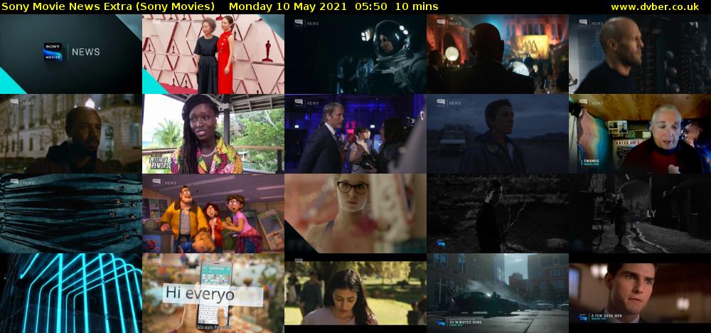 Sony Movie News Extra (Sony Movies) Monday 10 May 2021 05:50 - 06:00