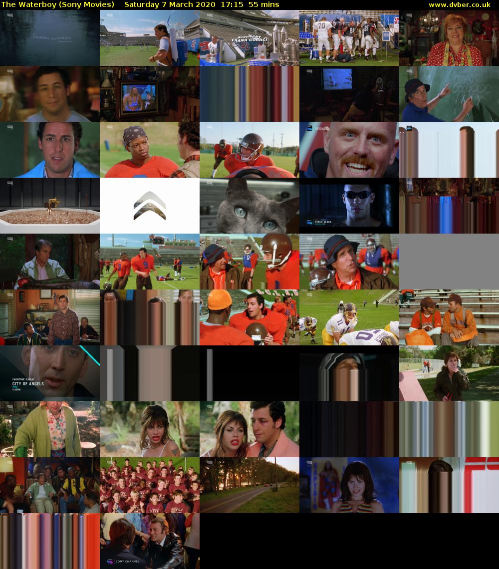 The Waterboy (Sony Movies) Saturday 7 March 2020 17:15 - 18:10