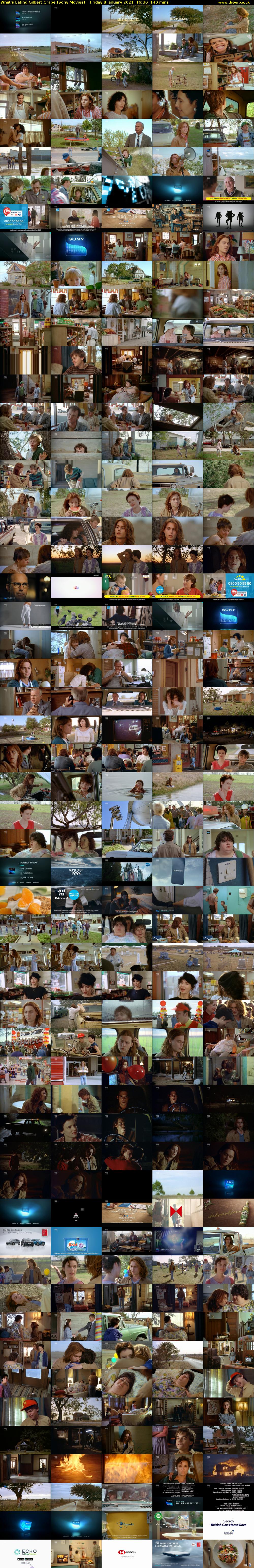 What's Eating Gilbert Grape (Sony Movies) Friday 8 January 2021 16:30 - 18:50