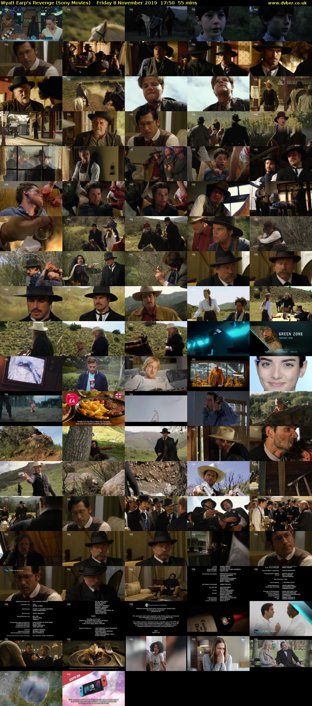 Wyatt Earp's Revenge (Sony Movies) Friday 8 November 2019 17:50 - 18:45