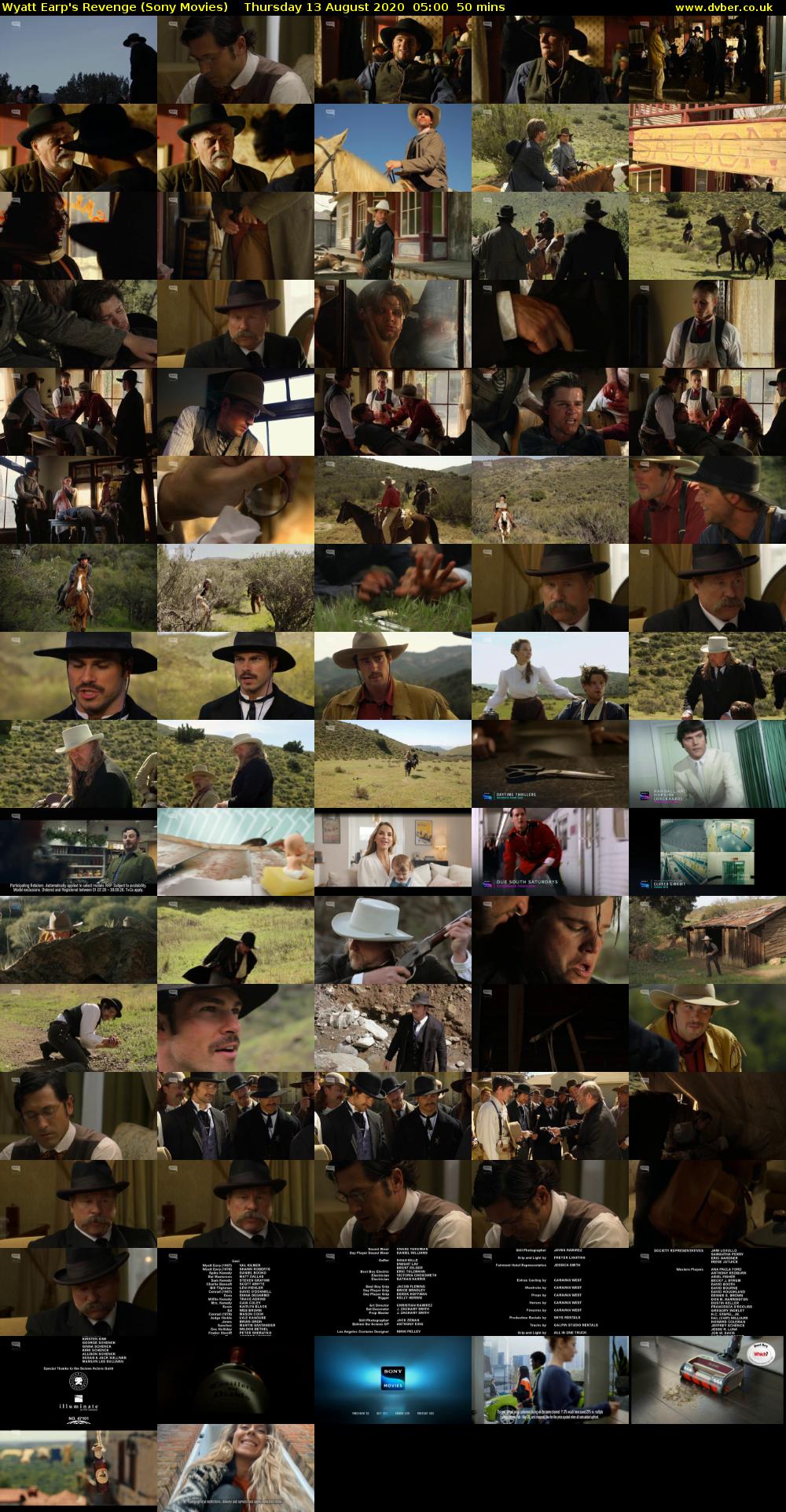 Wyatt Earp's Revenge (Sony Movies) Thursday 13 August 2020 05:00 - 05:50