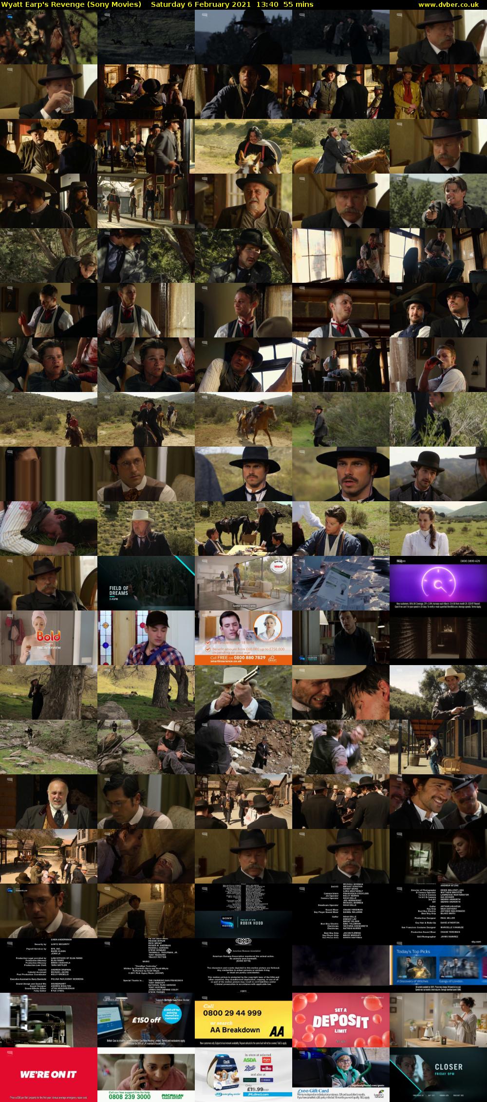 Wyatt Earp's Revenge (Sony Movies) Saturday 6 February 2021 13:40 - 14:35