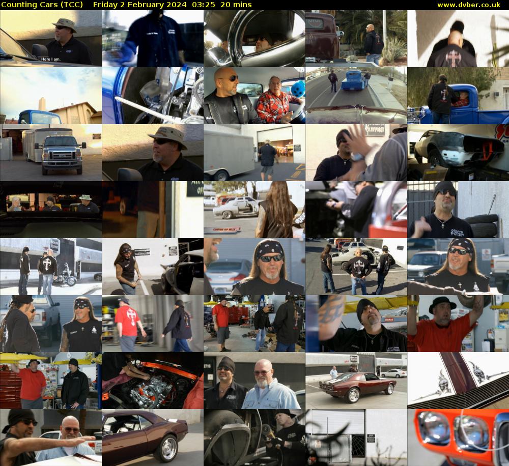 Counting Cars (TCC) Friday 2 February 2024 03:25 - 03:45