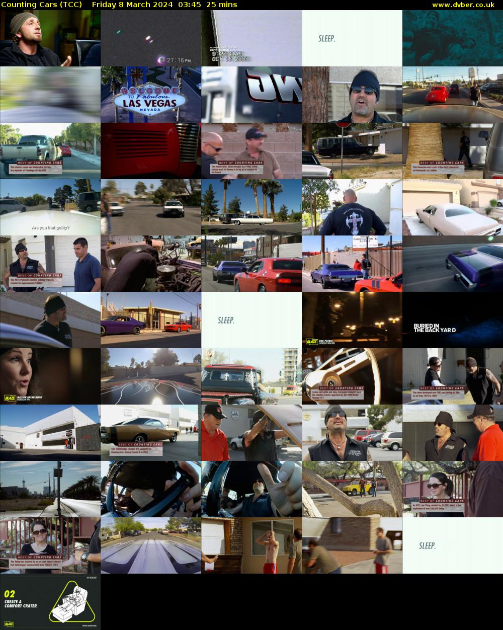 Counting Cars (TCC) Friday 8 March 2024 03:45 - 04:10