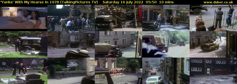 'Yanks' With My Hearse In 1978 (TalkingPictures TV) Saturday 16 July 2022 05:50 - 06:00