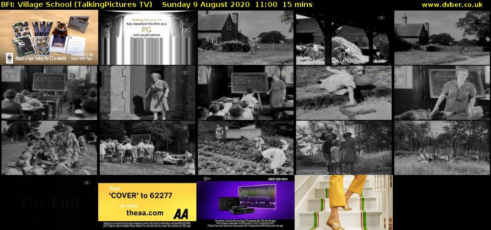 BFI: Village School (TalkingPictures TV) Sunday 9 August 2020 11:00 - 11:15