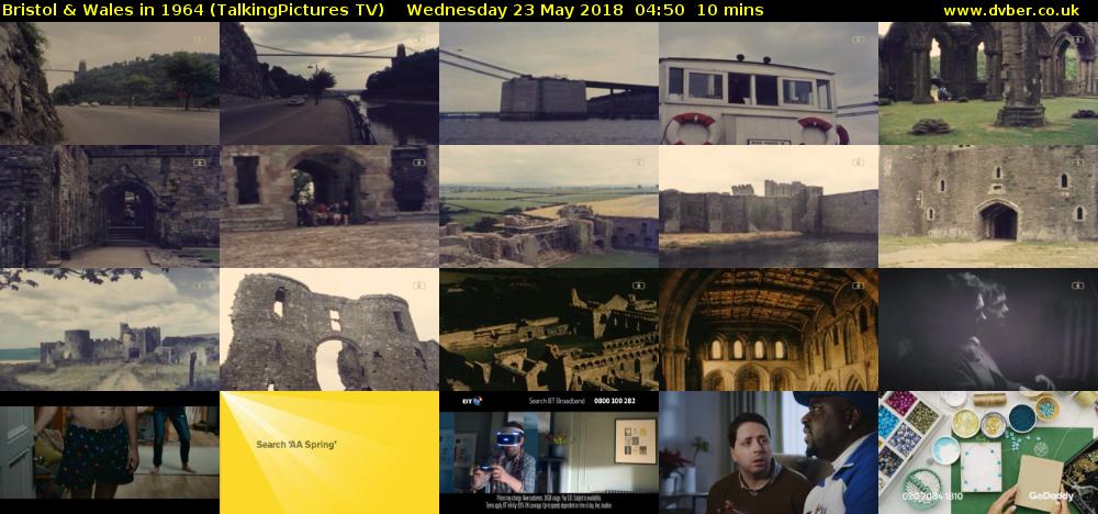 Bristol & Wales in 1964 (TalkingPictures TV) Wednesday 23 May 2018 04:50 - 05:00