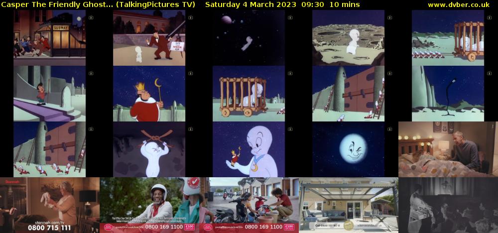 Casper The Friendly Ghost... (TalkingPictures TV) Saturday 4 March 2023 09:30 - 09:40