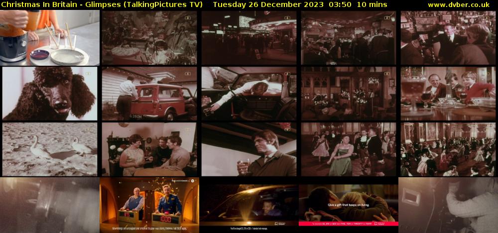 Christmas In Britain - Glimpses (TalkingPictures TV) Tuesday 26 December 2023 03:50 - 04:00