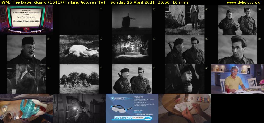 IWM: The Dawn Guard (1941) (TalkingPictures TV) Sunday 25 April 2021 20:50 - 21:00