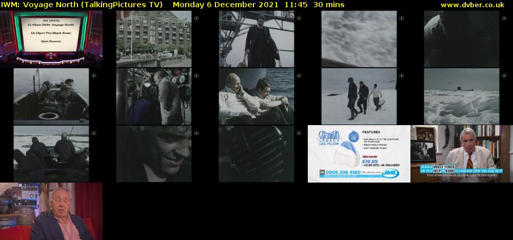 IWM: Voyage North (TalkingPictures TV) Monday 6 December 2021 11:45 - 12:15