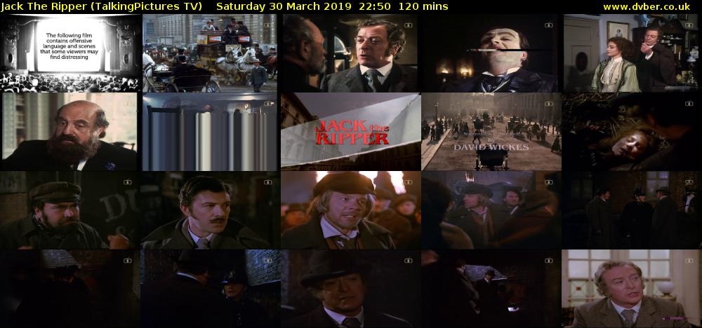 Jack The Ripper (TalkingPictures TV) Saturday 30 March 2019 22:50 - 00:50