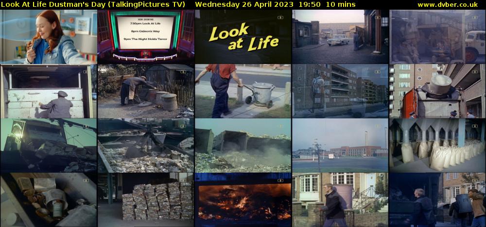 Look At Life Dustman's Day (TalkingPictures TV) Wednesday 26 April 2023 19:50 - 20:00