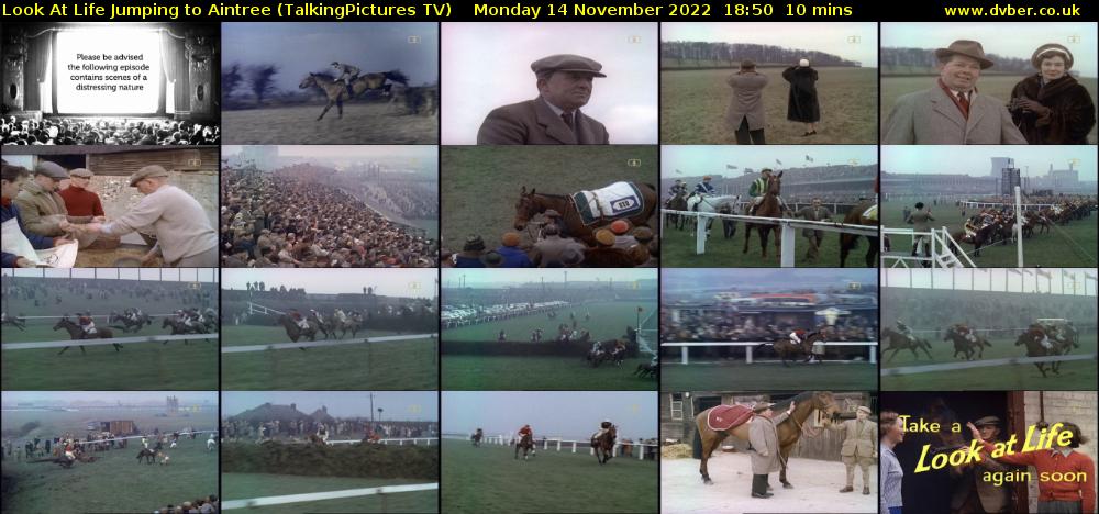 Look At Life Jumping to Aintree (TalkingPictures TV) Monday 14 November 2022 18:50 - 19:00