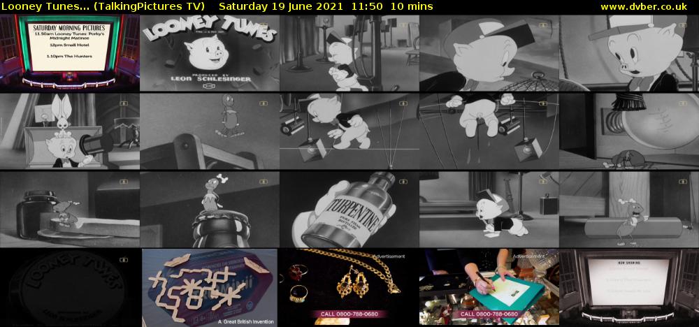 Looney Tunes... (TalkingPictures TV) Saturday 19 June 2021 11:50 - 12:00