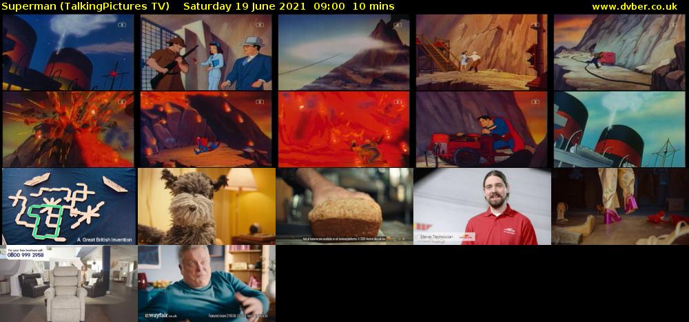 Superman (TalkingPictures TV) Saturday 19 June 2021 09:00 - 09:10