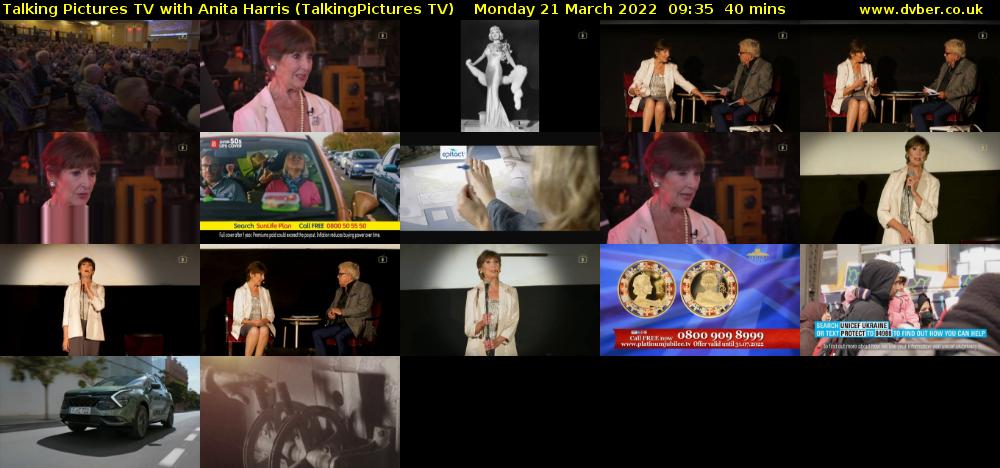 Talking Pictures TV with Anita Harris (TalkingPictures TV) Monday 21 March 2022 09:35 - 10:15