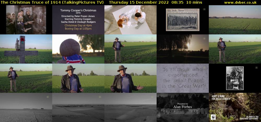 The Christmas Truce of 1914 (TalkingPictures TV) Thursday 15 December 2022 08:35 - 08:45