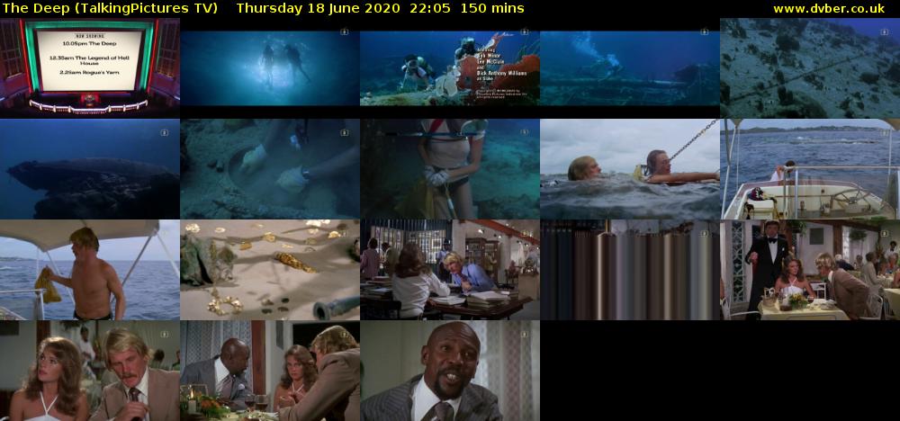 The Deep (TalkingPictures TV) Thursday 18 June 2020 22:05 - 00:35