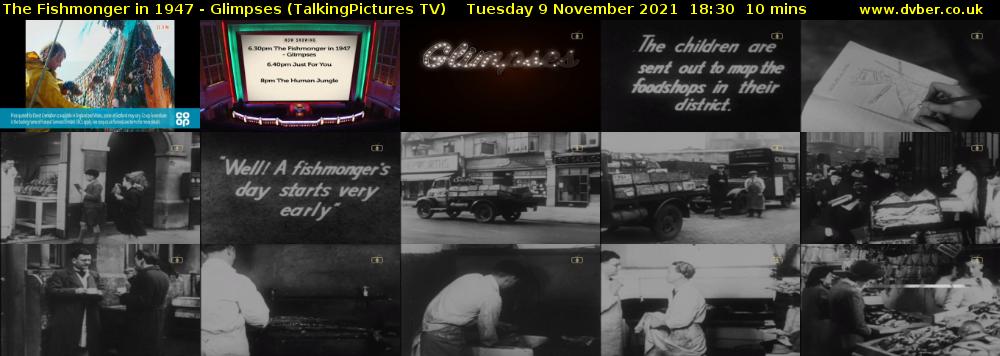 The Fishmonger in 1947 - Glimpses (TalkingPictures TV) Tuesday 9 November 2021 18:30 - 18:40