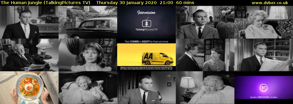 The Human Jungle (TalkingPictures TV) Thursday 30 January 2020 21:00 - 22:00