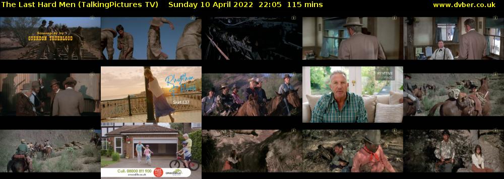 The Last Hard Men (TalkingPictures TV) Sunday 10 April 2022 22:05 - 00:00