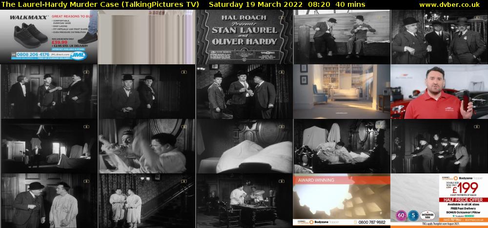 The Laurel-Hardy Murder Case (TalkingPictures TV) Saturday 19 March 2022 08:20 - 09:00