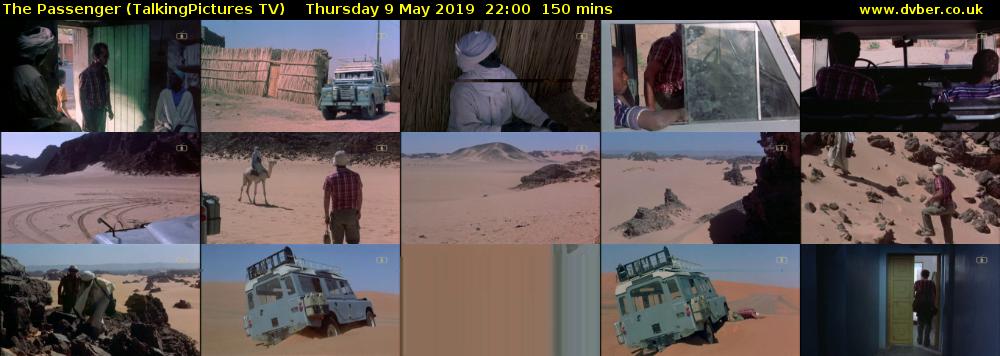 The Passenger (TalkingPictures TV) Thursday 9 May 2019 22:00 - 00:30