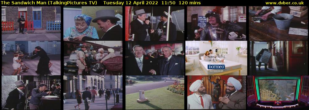 The Sandwich Man (TalkingPictures TV) Tuesday 12 April 2022 11:50 - 13:50
