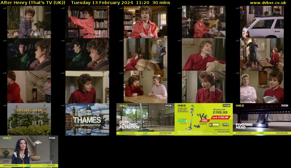 After Henry (That's TV (UK)) Tuesday 13 February 2024 11:20 - 11:50