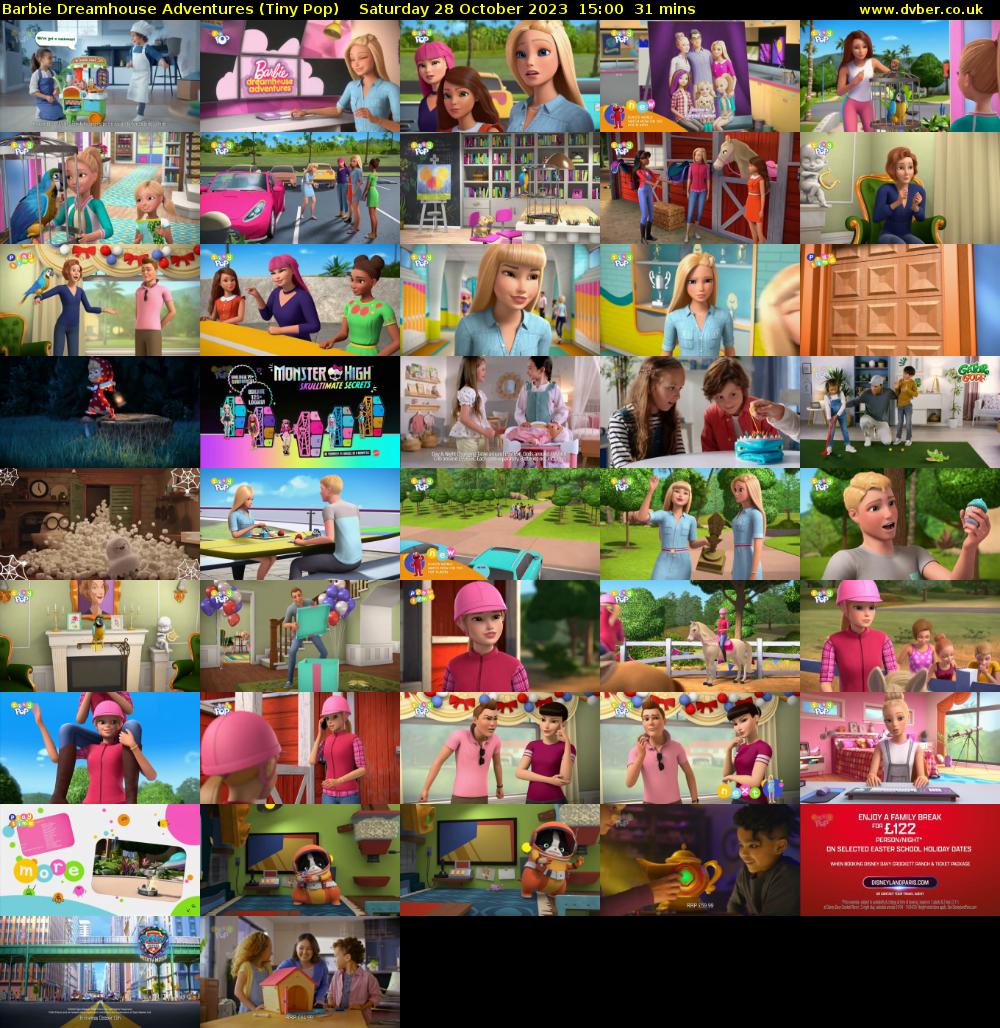 Barbie Dreamhouse Adventures (Tiny Pop) Saturday 28 October 2023 15:00 - 15:31