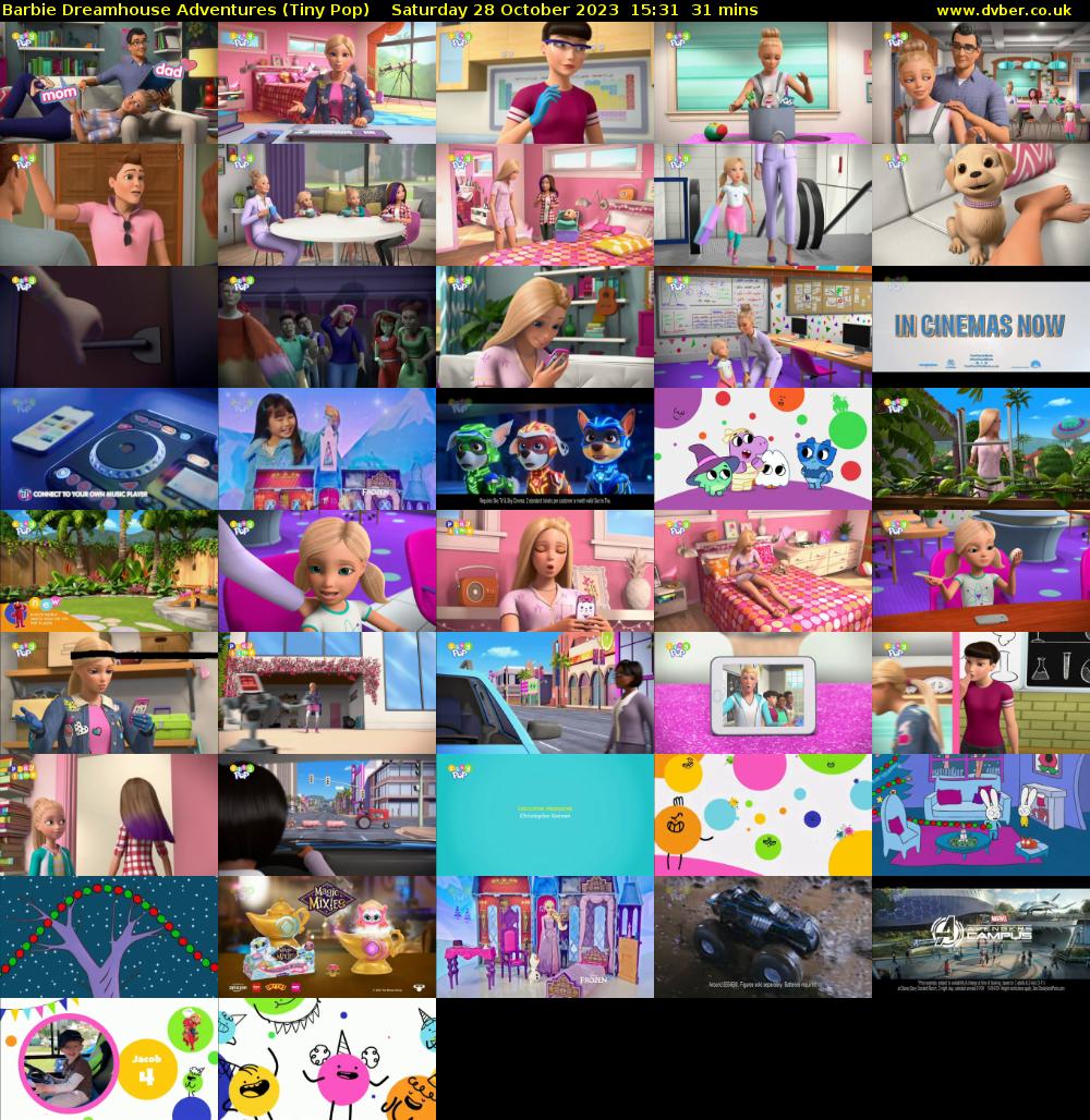 Barbie Dreamhouse Adventures (Tiny Pop) Saturday 28 October 2023 15:31 - 16:02