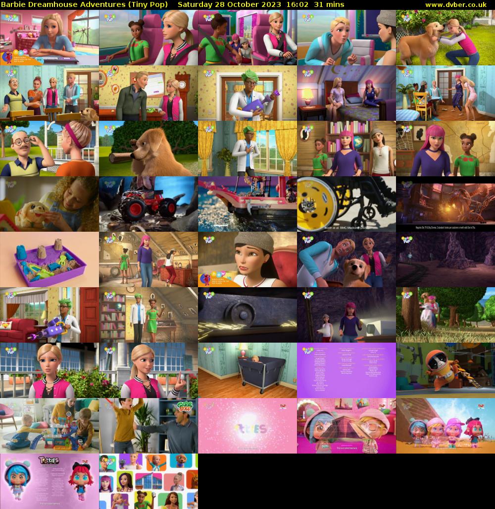 Barbie Dreamhouse Adventures (Tiny Pop) Saturday 28 October 2023 16:02 - 16:33
