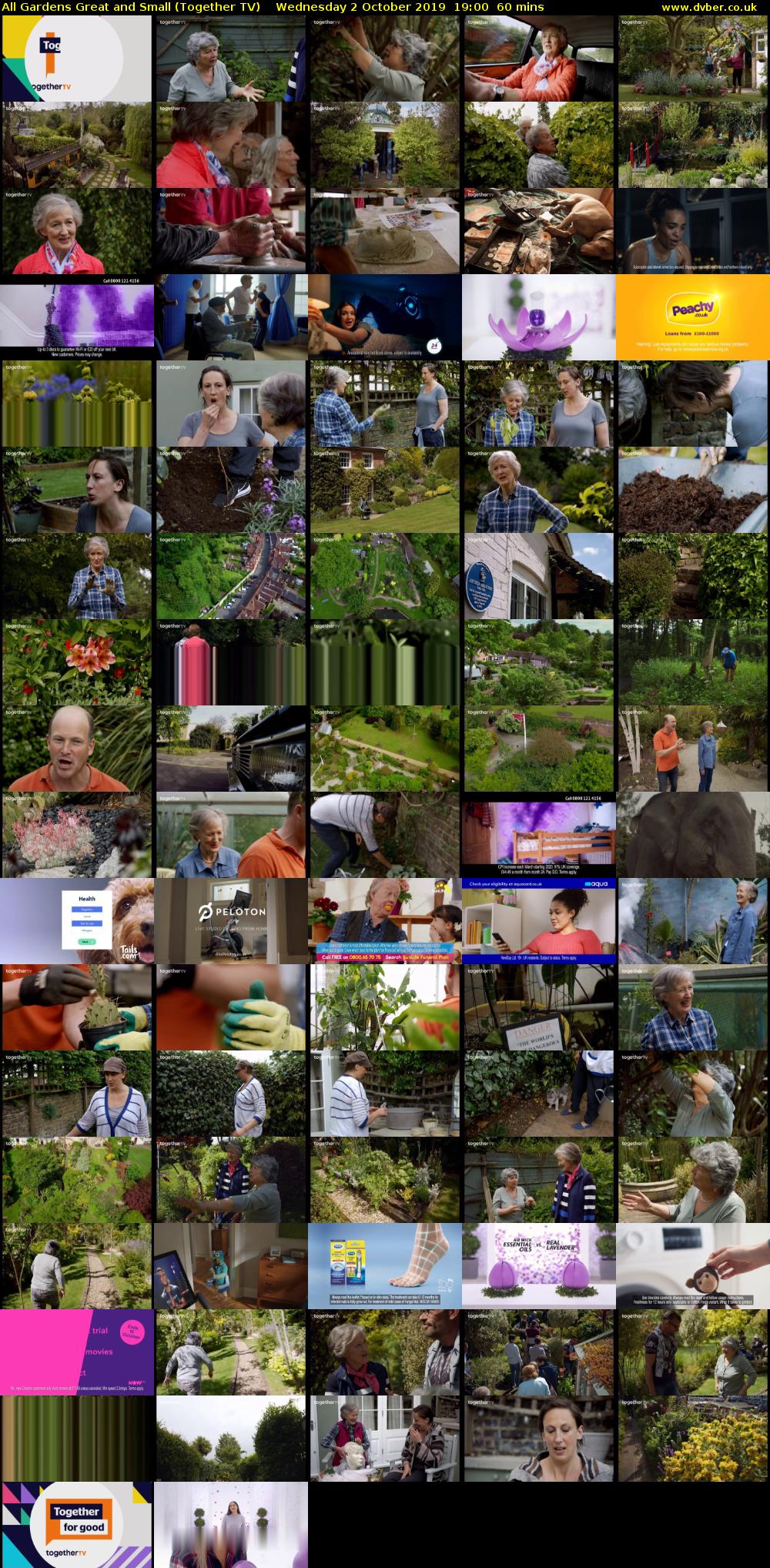 All Gardens Great and Small (Together TV) Wednesday 2 October 2019 19:00 - 20:00