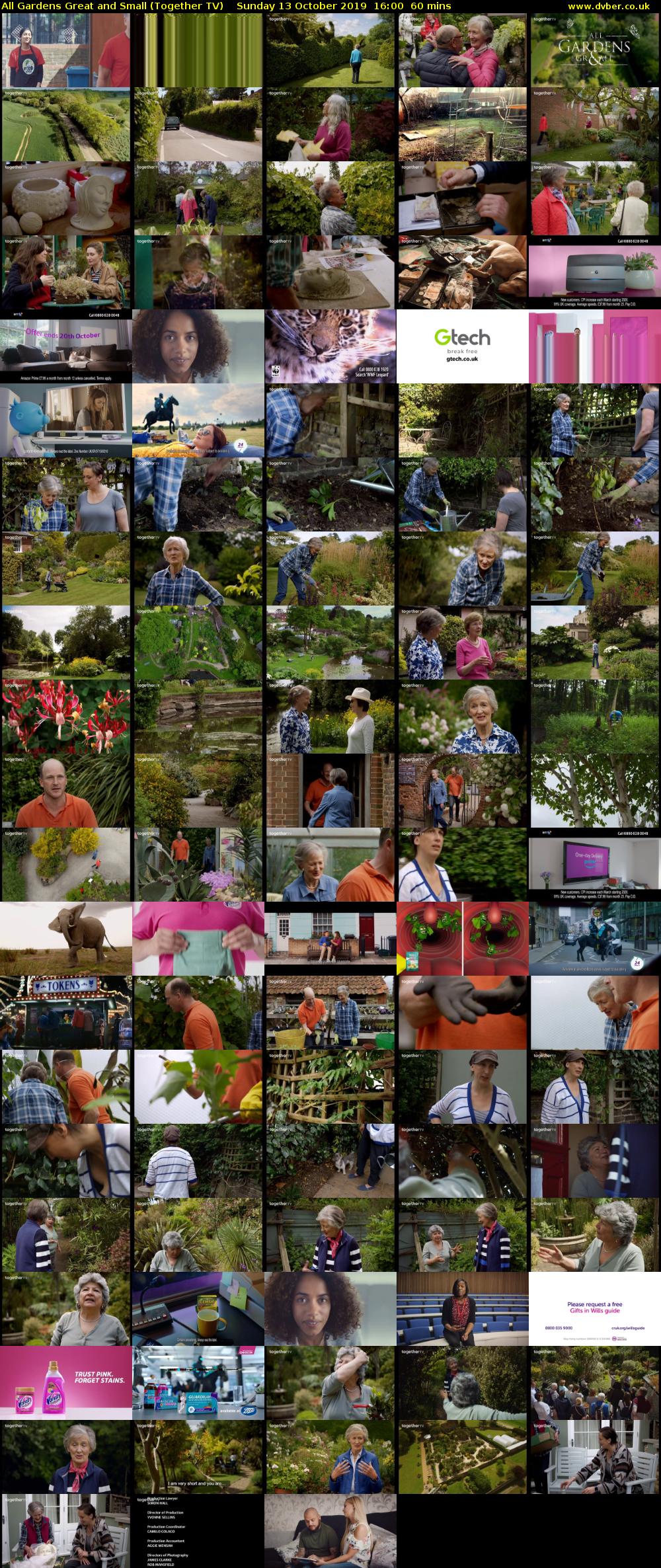 All Gardens Great and Small (Together TV) Sunday 13 October 2019 16:00 - 17:00