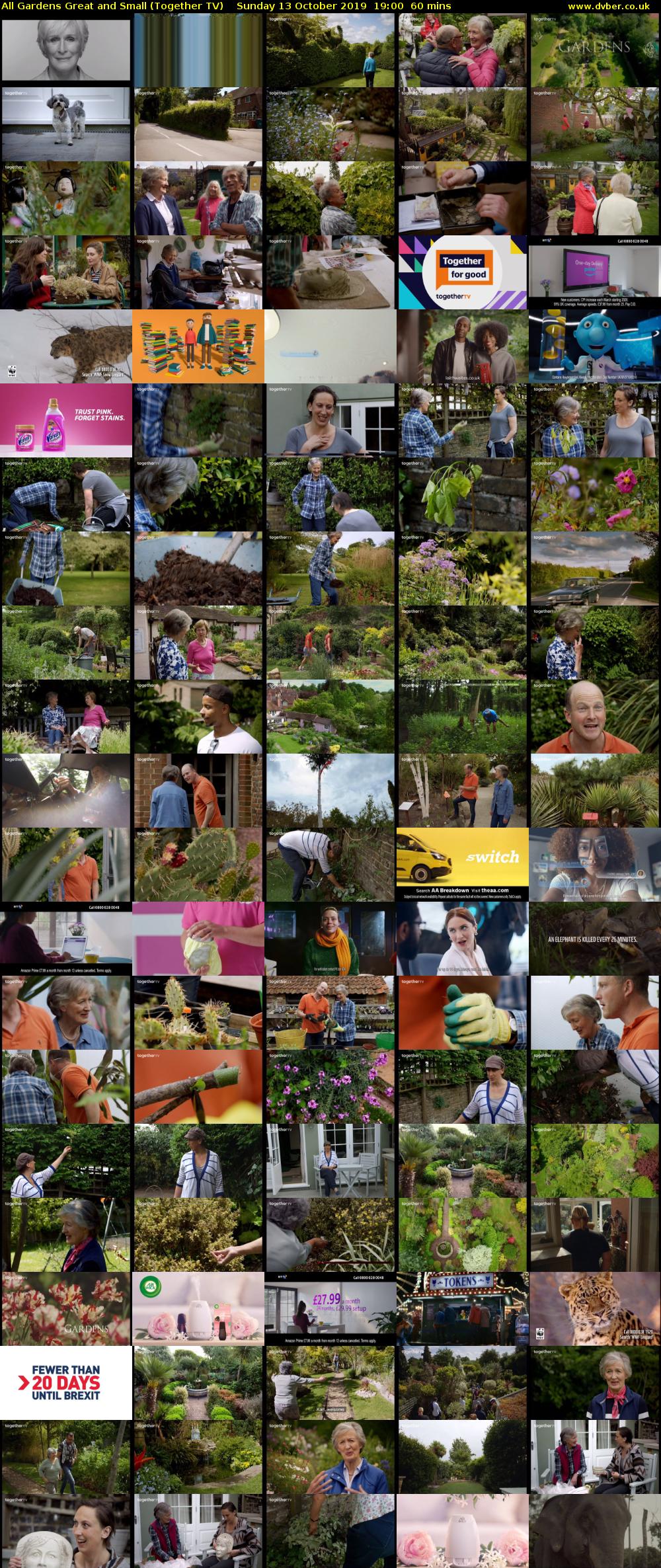 All Gardens Great and Small (Together TV) Sunday 13 October 2019 19:00 - 20:00