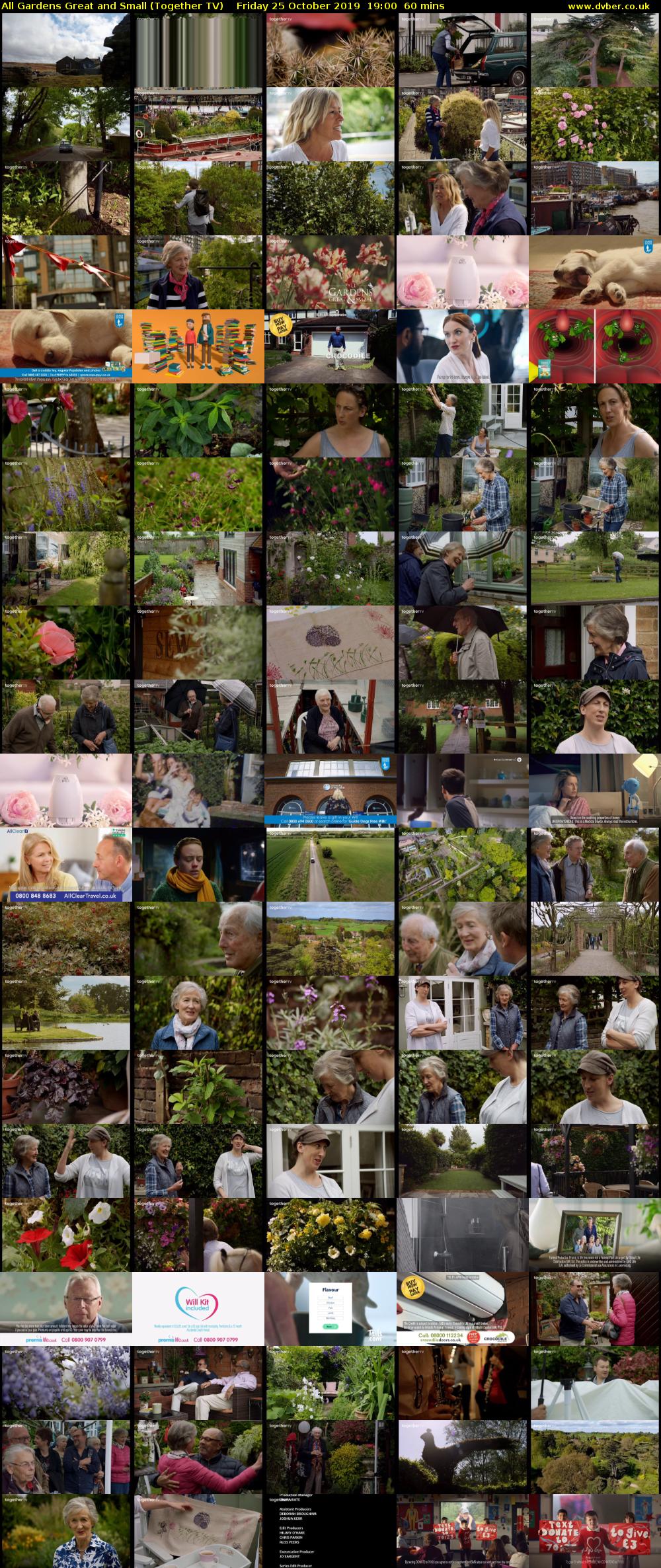 All Gardens Great and Small (Together TV) Friday 25 October 2019 19:00 - 20:00