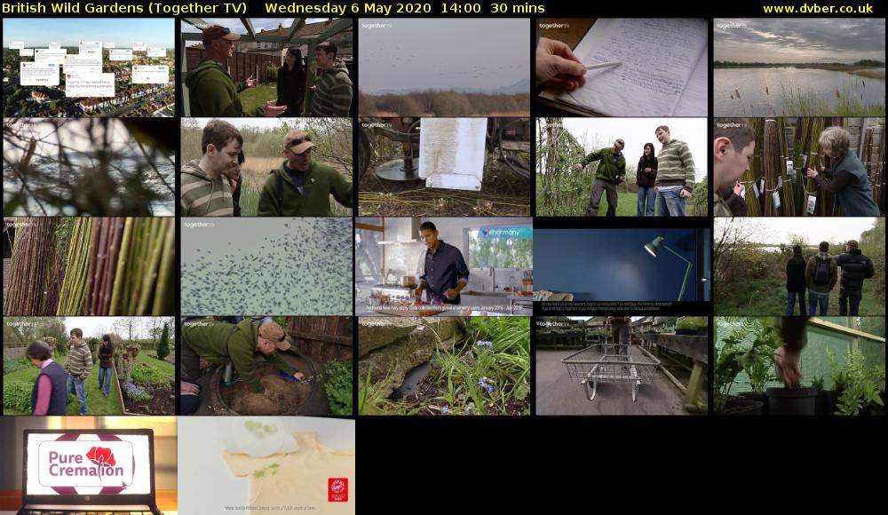 British Wild Gardens (Together TV) Wednesday 6 May 2020 14:00 - 14:30