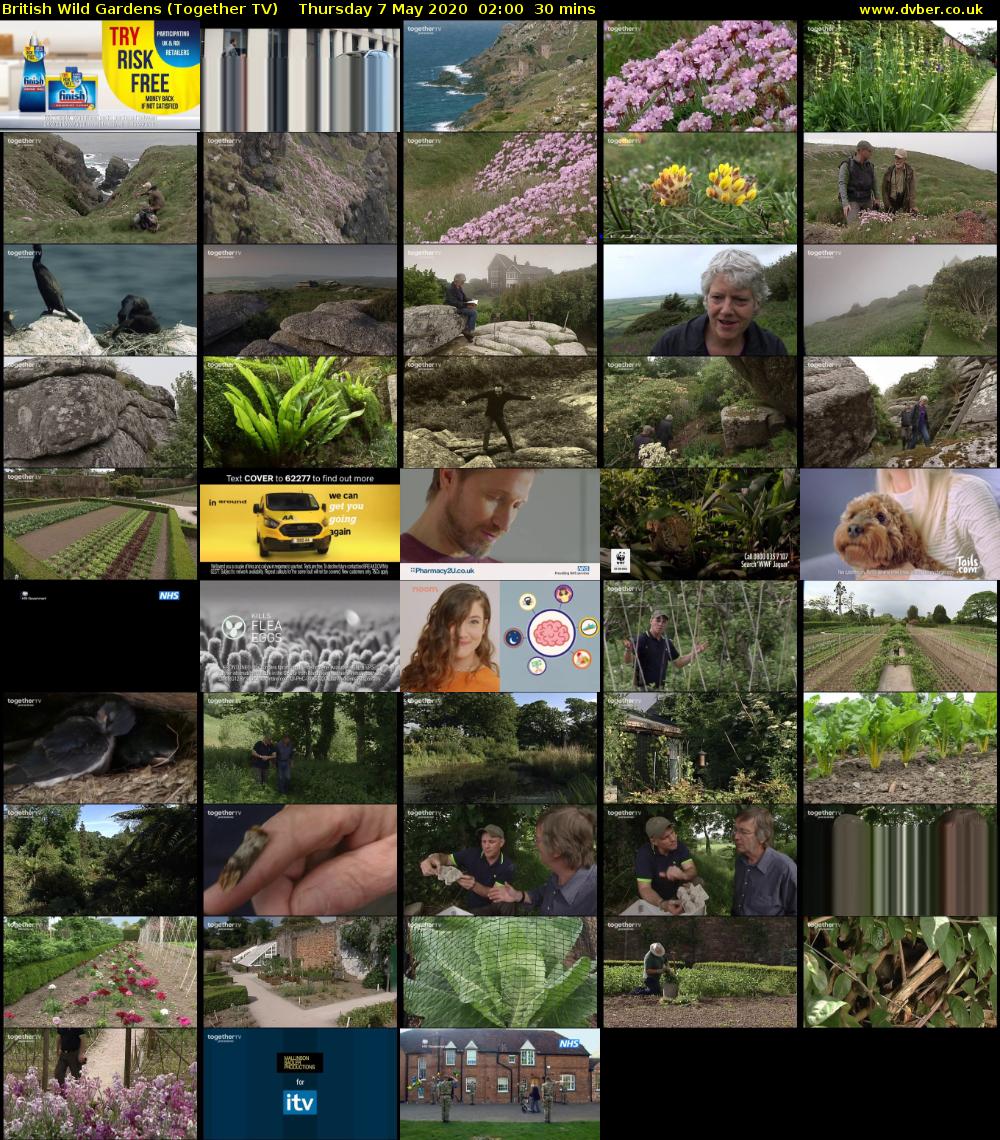 British Wild Gardens (Together TV) Thursday 7 May 2020 02:00 - 02:30