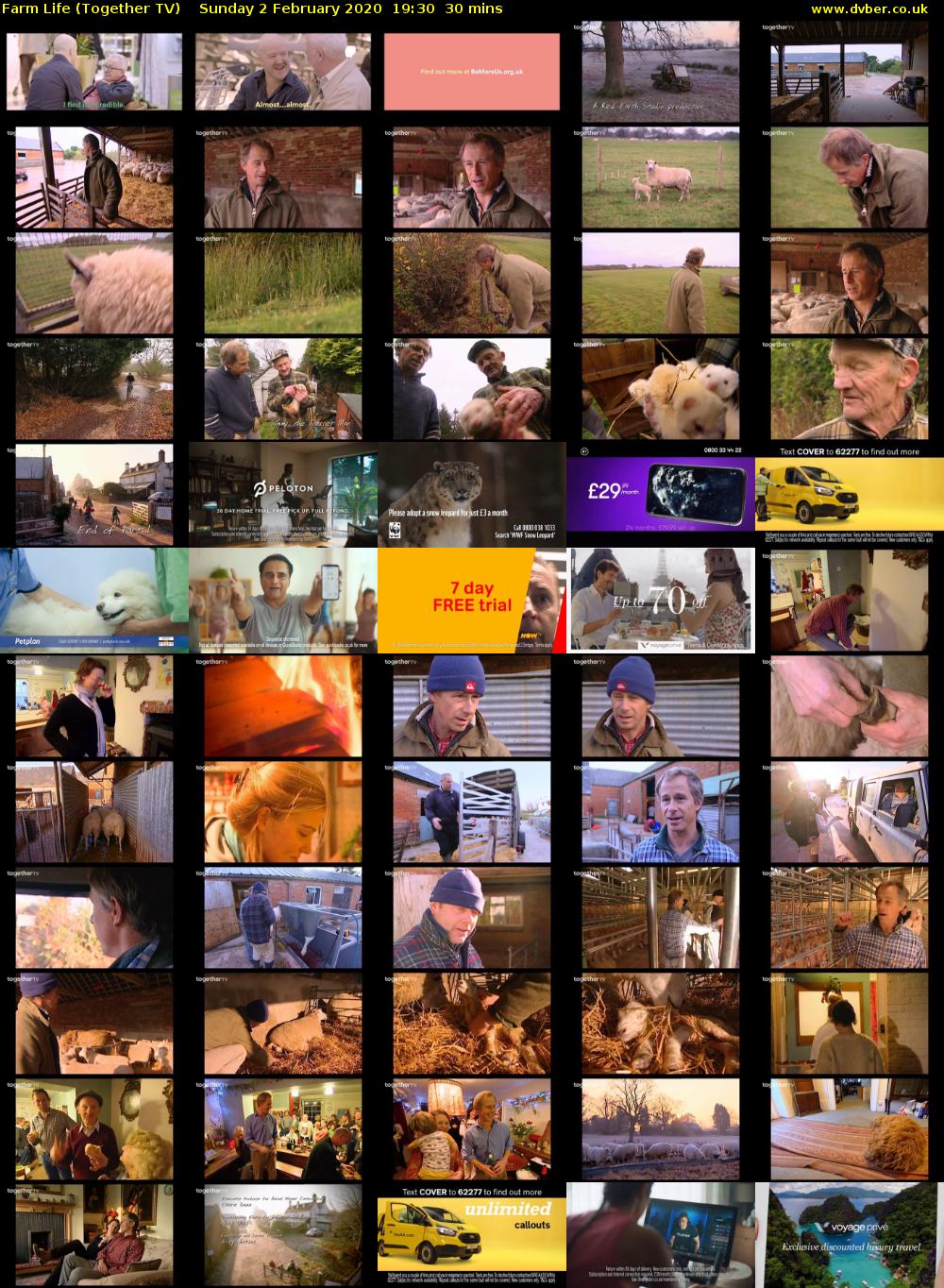 Farm Life (Together TV) Sunday 2 February 2020 19:30 - 20:00