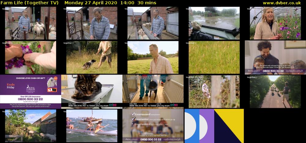 Farm Life (Together TV) Monday 27 April 2020 14:00 - 14:30